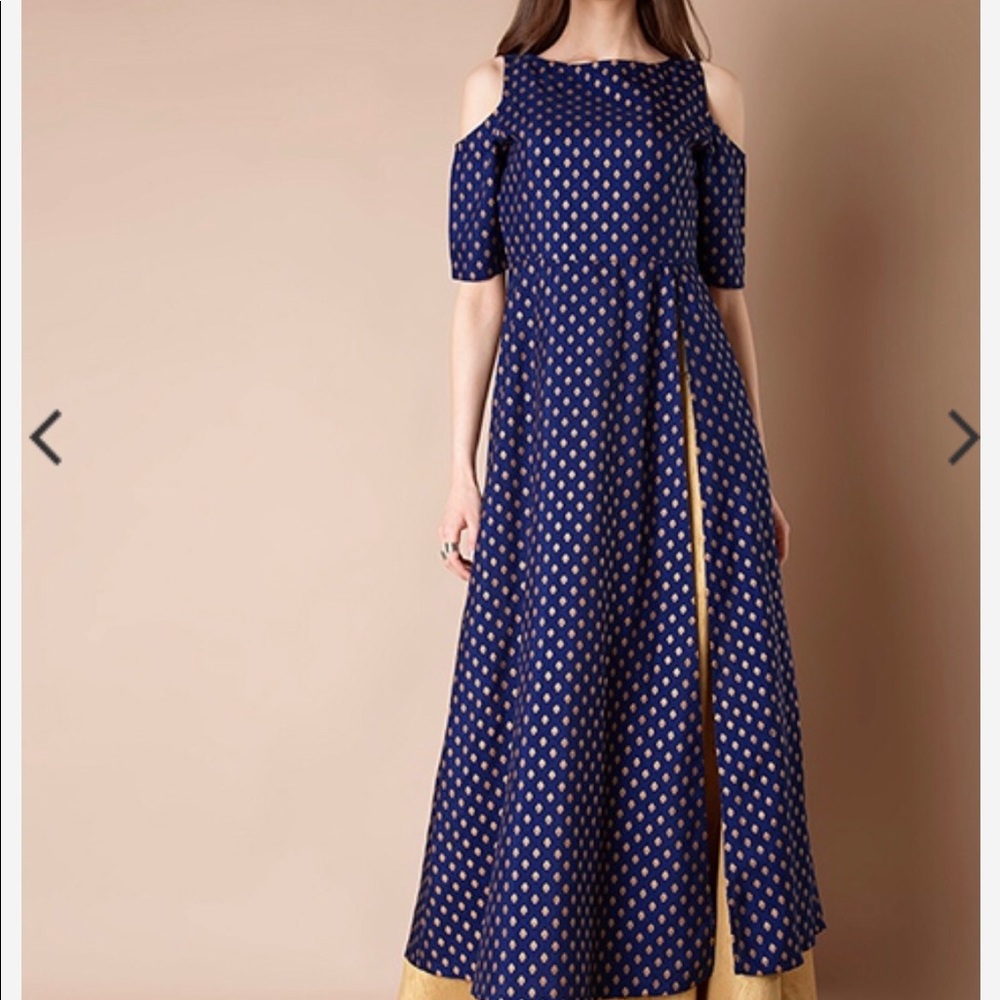 Indian cold shoulder kamiz/kurta/long dress